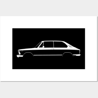 BMW 1802 Touring Silhouette Posters and Art